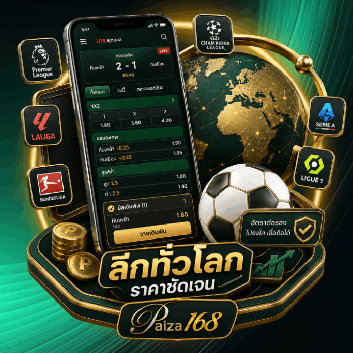 ลีกทั่วโลก ราคาชัดเจน