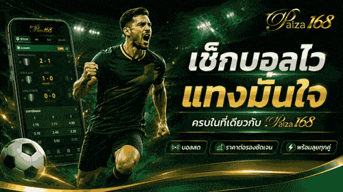 เช็กบอลไว แทงมันใจ banner paiza168